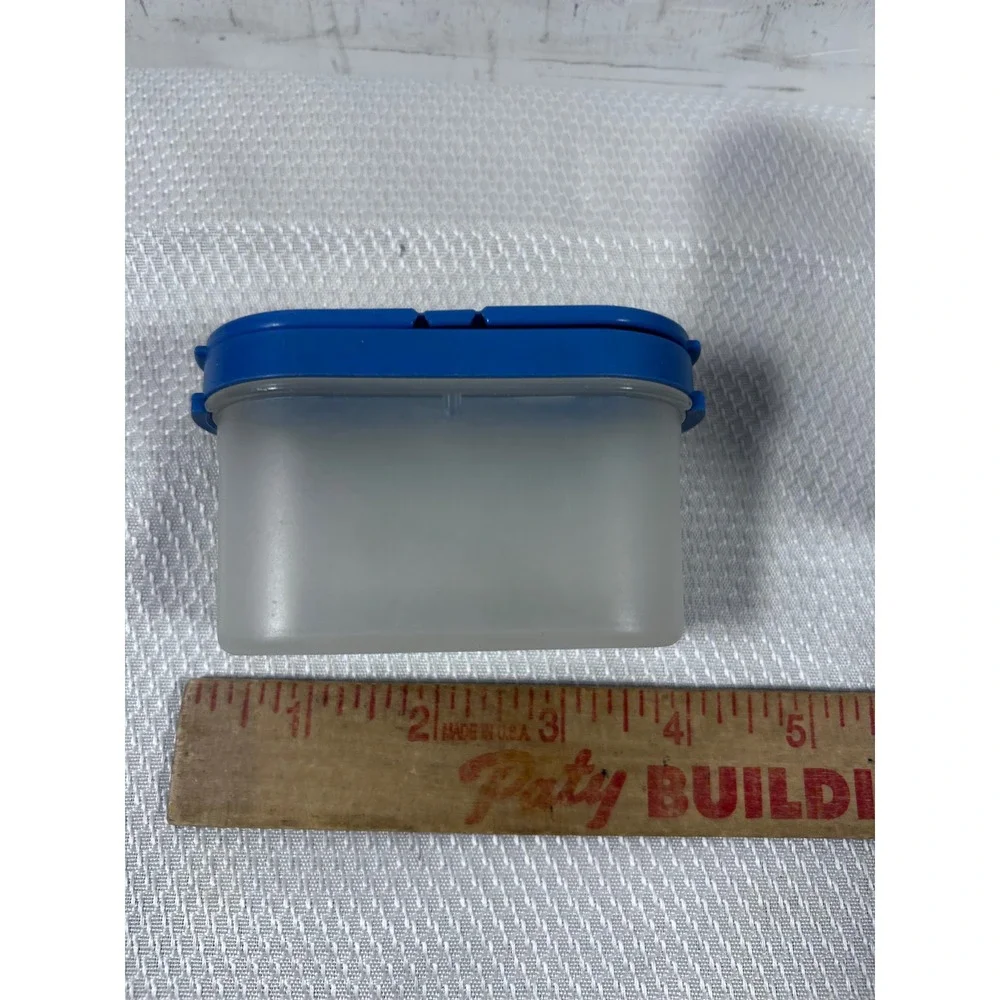 Tupperware‎ Spice Shaker Set Small Blue Modular Mates Kitchen Storage 3pc Set